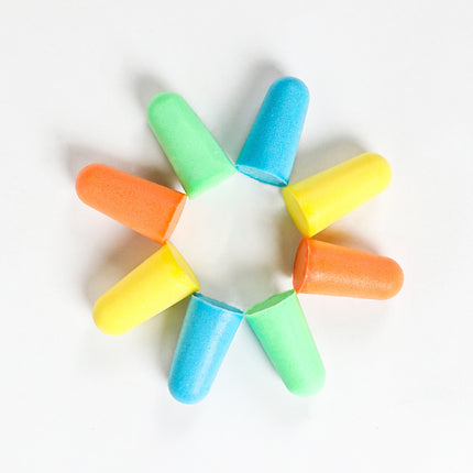 Slow Rebound Sponge Memory Foam Sleep Noise Reduction Isolation Mute Anti-Noise Travel Nap Ready Stock Wholesale Earplugs