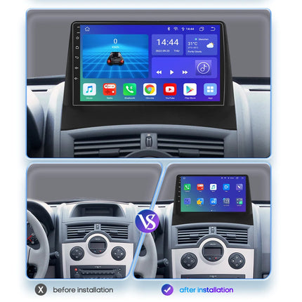Suitable for Renault Megane 2 02-09 car GPS Android navigator Bluetooth reversing image playback
