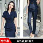 Blue suit + belt + pants / S