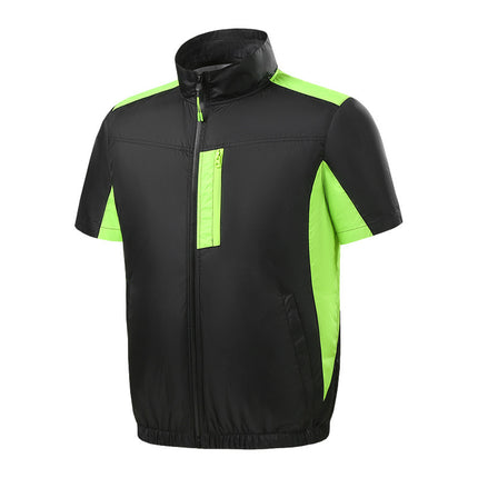 Summer Smart Air-Conditioning Clothing Men's Fan Short-Sleeved Clothing Indoor Refrigeration Outdoor Cooling Machine Repair Clothing Moisture Wicking