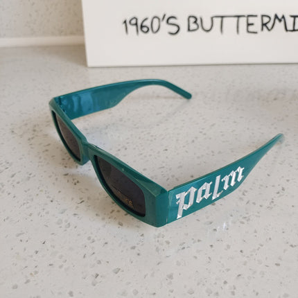 European and American Style Children's Dopamine Color Rectangular Frame Sunglasses Internet Popular New Baby Concave Shade Sunglasses