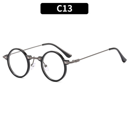 Cross-border retro steampunk trend small frame round frame prince glasses sunglasses personality hip-hop sunglasses factory direct sales