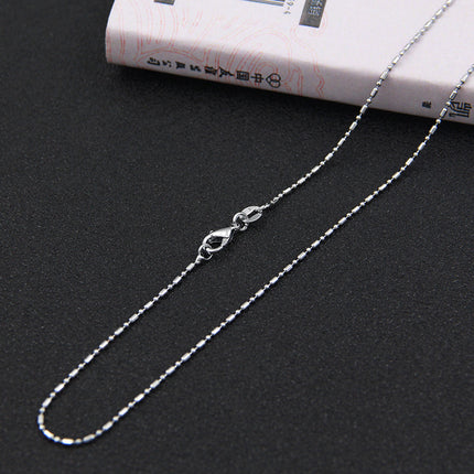 silver necklace wholesale non-fading ladies clavosin chain Joker simple pendant chain with chain niche jewelry