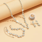 425747+5 row ring silver
