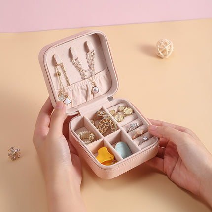 Jewelry Box earrings necklace ring packing box portable beauty storage box jewelry box factory wholesale
