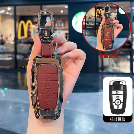 Suitable for Lincoln Adventurer Key Cover 24 Lincoln Z Navigator Aviator Mkz/Mkc Special Car Buckle Shell