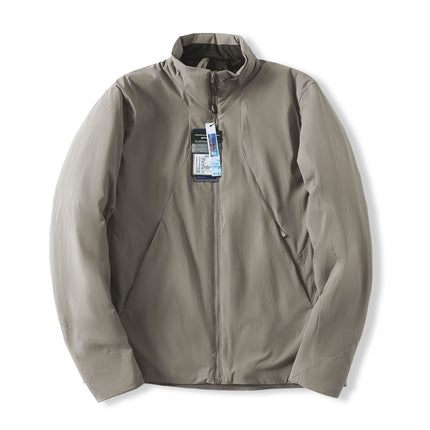 Early Spring New Style Counter Quality Outdoor Lightweight Business Collar Cotton Clothes Cold-proof Warm-keeping Men's Cotton-padded jacket Jacket