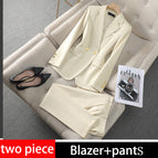 Mi Bai blazer + pants polyester 83% viscose 15% spandex 2% / 4 XL