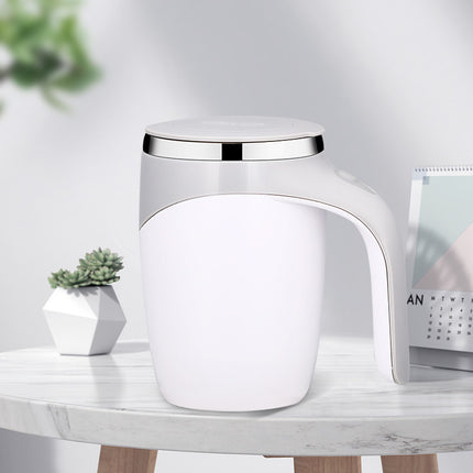 Home Office Electric Mixing Cup, Fully Automatic Stainless Steel Lazy Mixing Cup, Bar Coffee Cup, Automatic Stirring