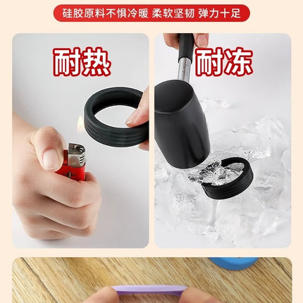 Caster Shoes Trolley Caster Cover Silent Noise Reduction Anti-wear Shock-proof Luggage Tire Silicone Protective Cover