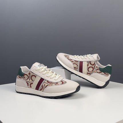 Boys Forrest Gump Shoes Sports Casual Shoes 2025 Spring New Leather Shoes Men's Trendy Brand Shoes Breathable All-match Single-layer Shoes for Men