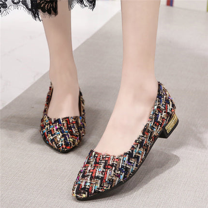 Foreign trade women's shoes, big yards single shoes 35-42
