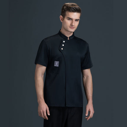 Chef's Clothes Short-sleeved Men's and Women's Restaurant Long-sleeved Autumn and Winter Kitchen Western-style Baking Cake Shop Chef's Work Clothes