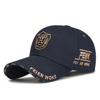 Shield embroidery-navy blue / Suitable for head circumference 55-60cm