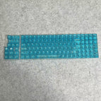 Blue transparent-pc keycap-115 keys-original height