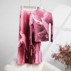 Pink / 90cm overskirt + long sleeve T-shirt
