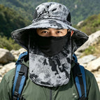 Camouflage gray shawl / All yards