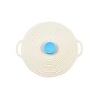 Standard / Fresh-keeping lid [20.5cm] medium blue and white