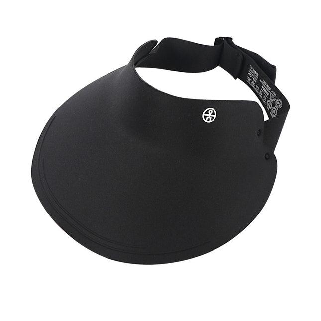 Summer Vacant Top Sunshade Hat Large Brim Traceless Integrated Sunscreen Hat Women's Face Covering UV Protection Outdoor Sports Hat