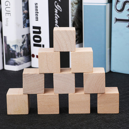 Cube Building Blocks Math Teaching Aids Cube Square Building Blocks Pupils Small Blocks Toys Wood Blocks Square
