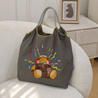 Music bear gray (excluding shoulder strap) / Medium