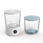 Bright white double buckets [separate washing of real clothes and socks]