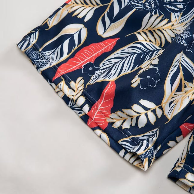 Summer Beach Shorts for Men Trendy Brand Ins Loose Sports Five-Point Quick-Dry Floral Shorts Trendy Couple Casual Large Shorts