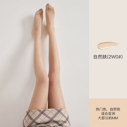 White Sheer Stockings for Women, Thin Anti-Snag Durable Black Stockings, Summer 0D Pantyhose, Bare-Leg Effect, Pineapple Socks
