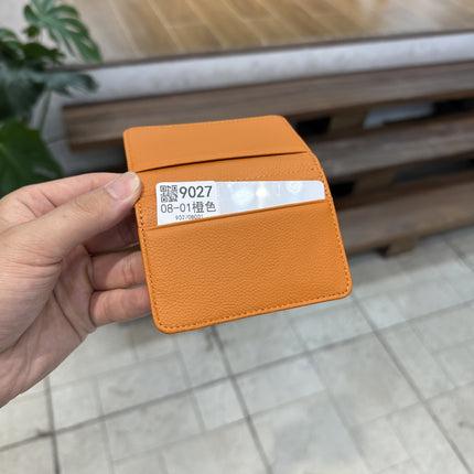 Cross-Border Foreign Trade New Genuine Leather Multi-Ring Binder Mirror Window Small Card Holder First Layer Cowhide Card Bag Document Storage Card Album Card Holder