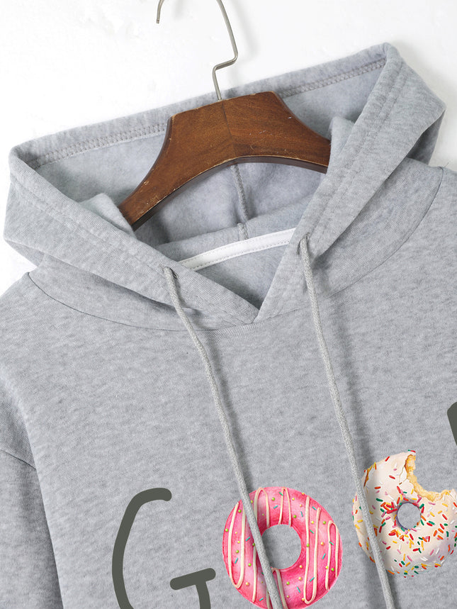 Fashion Joker Hoodie College Style Alphabet Print