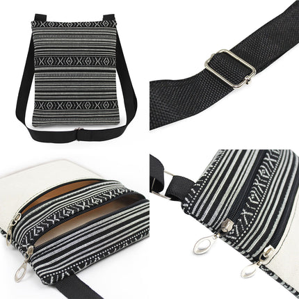 Cross-Border New Product Double Zipper Cat Print Single Shoulder Crossbody Bag Ultra-Light Cross-Border Style Messenger Bag Fashionable and Cute Women's Bag