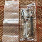 Red and black handle (straight connector) + transparent bag + ziplock bag