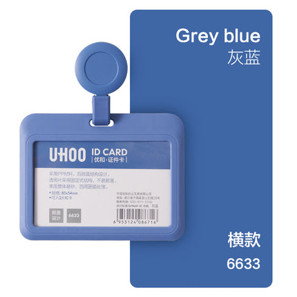 Youhe work permit work card with lanyard work card doctor nurse badge label easy pull buckle student card school