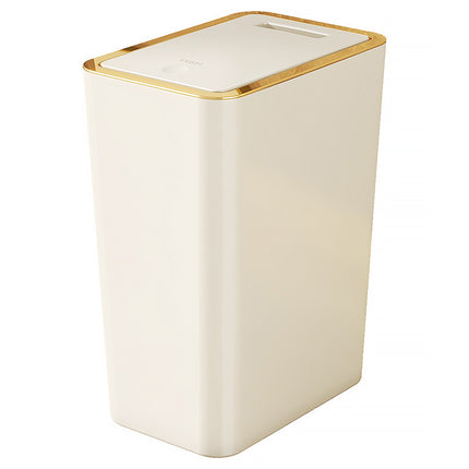 Trash Can Household Toilet High-End Kitchen Bathroom Storage Bucket Push-Type Bedroom Living Room Large Trash Can