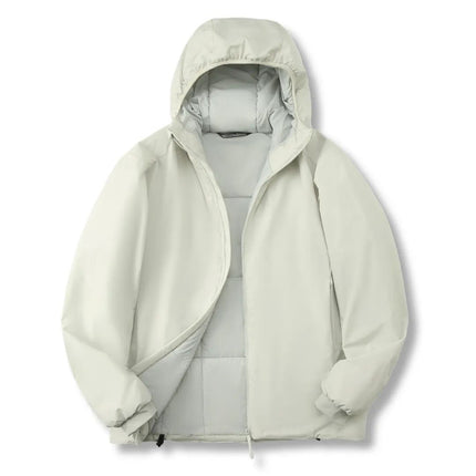 "Cow" Is Warmer Than Down! Outdoor Lightweight P Cotton Jacket Anti-Cold Wind Sports Hooded Cotton Jacket