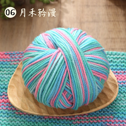 Puppet Flower Demon Wool Thread Ball Handmade DIY Knitting Stick Needle Crochet Pure Wool Thread Sweater Jacquard Blanket Wool