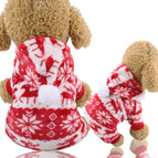 Four-legged flannel row Red Fawn / XS back length 20cm