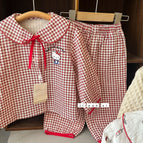 90cm / RED CHECK