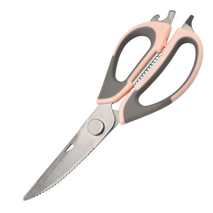 Multifunctional Refrigerator Scissors Magnetic Suction Detachable Household Powerful Chicken Bone Scissors Food Barbecue Scissors Stainless Steel Kitchen Scissors