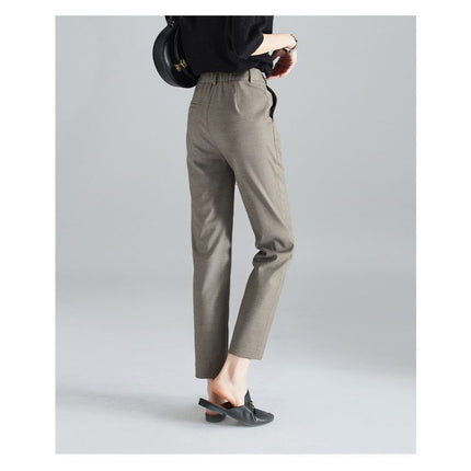 Counter quality commuter pipe pants women's suit pants 2025 spring and summer new all-match straight casual pants for children