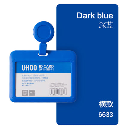 Youhe work permit work card with lanyard work card doctor nurse badge label easy pull buckle student card school