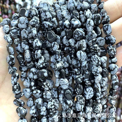 8-10mm natural stone loose beads amethyst agate straight hole gravel diy jewelry accessories amorphous beads
