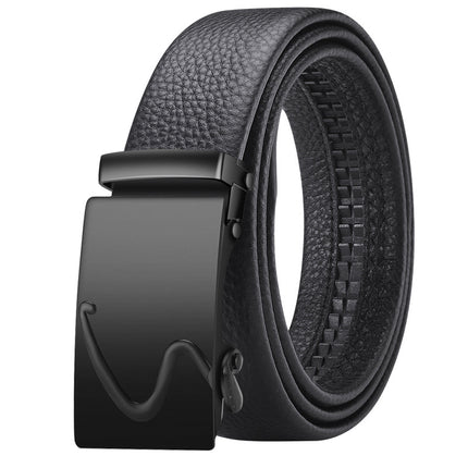 Belt wholesale running volume men's business automatic buckle belt men's belt foreign trade explosions belt factory direct sales