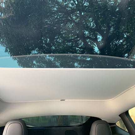 Suitable for 23 Tesla Model 3 Ice Crystal Sunshades, Sunroof, Sun Protection, Heat Insulation, Sunshade Net, Ceiling, Anti-Glare
