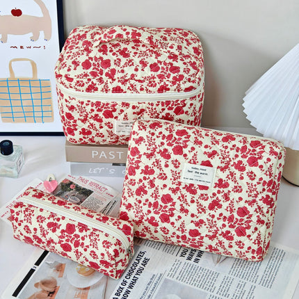 Large-Capacity Partitioned Makeup Bag, High-End Portable Storage Bag, Wholesale in Stock, Exclusively for Cross-Border Sales, Supports Labeling and Dropshipping