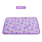 60*40cm / Purple dog paw blanket