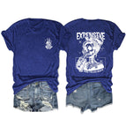 Retro blue front chest (white color picture) / S