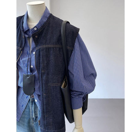 Autumn Complete Outfit for Women, New Products, New Products, Vests, Shirts, Jeans, Three-Piece Suits