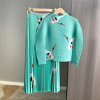 Green / Suit (top + 78cm skirt)