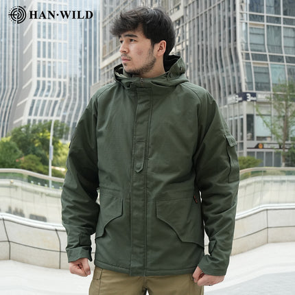 Hanye Wholesale New Camouflage Clothing Outdoor G8 Cotton Jacket Camouflage Men's Tactical Jacket Windproof Warm Cotton Coat